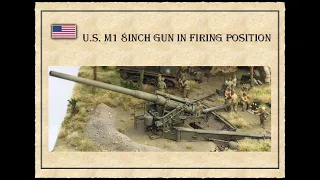 U.S. M1 8inch gun and M4 High Speed Tractor - scale 1/72 -Final