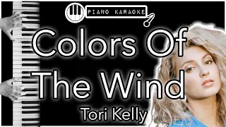 Colors Of The Wind - Tori Kelly - Piano Karaoke Instrumental