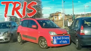 BAD DRIVERS OF ITALY dashcam compilation 12.28 - TRIS