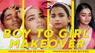 Male to Female Transformation | Boy to Girl Makeover | Makeup of Boy