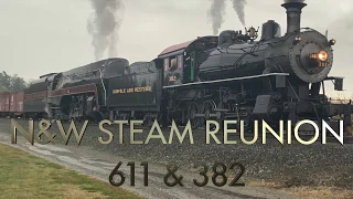 Norfolk & Western STEAM REUNION 611 & 382