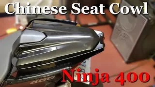 2018 Ninja 400 Chinese rear seat cowl / pillion