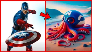 AVENGERS but OCTOPUS 🐙 VENGERS 🔥|| All Characters (Marvel & DC) 2024