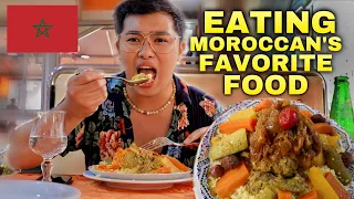 FIRST TIME EATING ROYAL COUSCOUS IN MOROCCO! ULTIMATE MOROCCAN FOOD!!