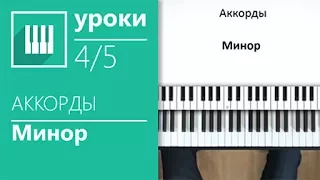 ✅🎹АККОРДЫ НА ПИАНИНО (4/5) - МИНОРНЫЕ АККОРДЫ (MUSICITS.FUN)