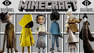 ВСЕ ВИДЫ МАЛЕНЬКИЕ КОШМАРЫ В МАЙНКРАФТ LITTLE NIGHTMARES ШЕСТАЯ МОНО MINECRAFT МОД ТРОЛЛИНГ МОНСТРА