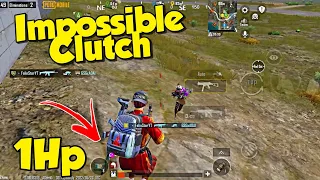 1HP Impossible 1v4 on Arbi Players😱 FalinStar| iPhone Xr HD Graphics | PUBG MOBILE