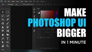 1-Minute Photoshop - Make Photoshop UI and Icons BIGGER