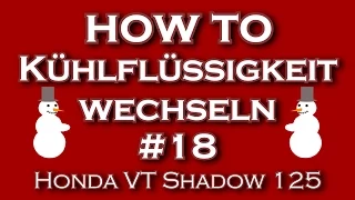 "Kühlflüssigkeit wechseln?" #18 Honda VT Shadow 125