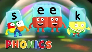 Phonics - Learn to Read | Long Vowels | Letter Teams | Alphablocks