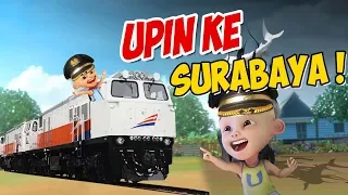 Upin ipin naik kereta api ke Surabaya GTA Lucu