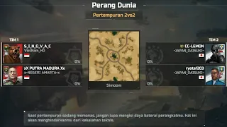 2vs2 Player Jepang Keras Seperti Batu | vs LEMON & ryota | Resistance | AOW3 Art Of War 3 Global