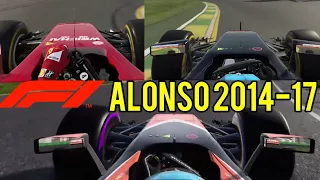 Fernando Alonso Australia Onboard 2014 - 2017