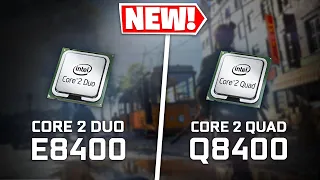 Core 2 Duo E8400 vs Core 2 Quad Q8400 in Games