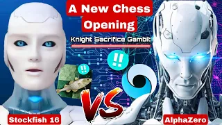 Stockfish 16 DISCOVERED A NEW Chess Opening That Nobody Knows Against AlphaZero in Chess | Chess