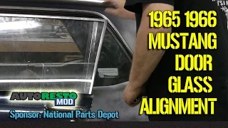 How To 1965 1966  Mustang Coupe Hardtop Window Alignment Episode 278 Autorestomod