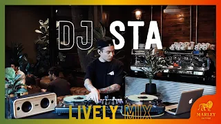 LIVELY MIX: DJ STA | Set Hiphop Classic 90s Jazz Soul Chill Beats | MUSIC VIBES by Marley Coffee