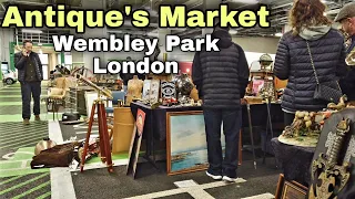 Wembley Park - Antique's Market | London Walking Tour 4K