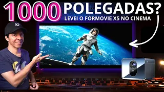 INSANO! Projetei em uma tela Gigante -  Formovie X5