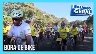 13 mil ciclistas se reuniram em Brasília para a 13ª edição do Bora de Bike | Balanço Geral DF