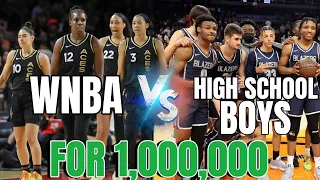 WNBA Gets CHALLENGED 1 Million Dollars to Beat High School Boys