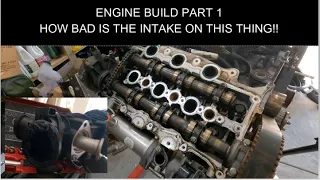 ENGINE BUILD PT 1 , How dirty is this new engine!