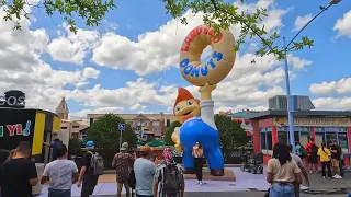 4k- Universal Studios Orlando Main Park Walk through including Diagon Alley from Harry Potter.