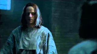 Arya and jaqen h'ghar playing the game of faces