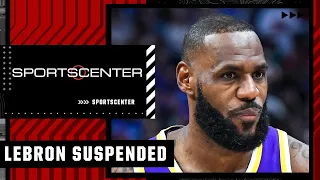 BREAKING NEWS: LeBron James suspended 1 game | SportsCenter