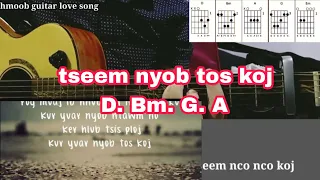 tseem nyob tos koj cover guitar chords by beer Yang