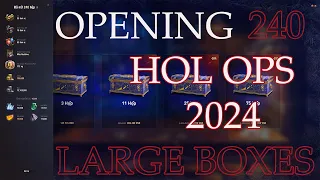 Opening 240 Large Boxes! Holiday Ops 2024 in World of Tanks! Mở 240 hộp quà bạn sẽ được gì !