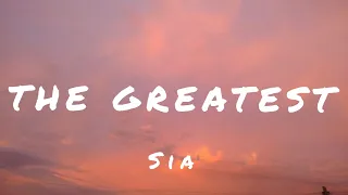 Sia - The greatest (lyrics) (speed up)