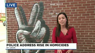 St  Louis City police, public safety leaders address recent uptick in homicides