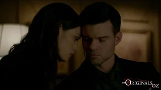 The Originals 3x20 Elijah Kisses Hayley Hand, Forehead & Cuddle