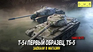 Т-54 первый образец, TS-5, Super Hellcat и  M4/FL10 заехали в магазин в Blitz | D_W_S