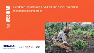 Gendered impacts of COVID-19 and social protection responses in rural areas