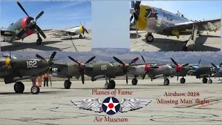 P-47D Thunderbolt 'Dottie Mae' Missing Man Flight, Planes of Fame airshow 2018