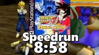 Dragon Ball GT: Final Bout (PS1) Any% Speed Run in 8:58