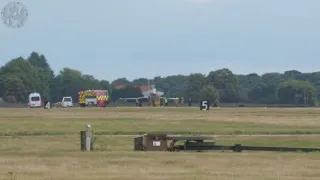 Emergency Landing RAF Typhoon takes Arrestor cable