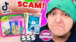 This is BAD! Unboxing Tiktok Mini Brands Toys Mystery Boxes