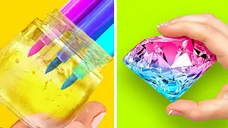 CREATIVE DIYS AND CRAFTS || Cement, Resin and Slime