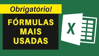 12 FÓRMULAS MAIS USADAS NO EXCEL (Obrigatório Saber!)