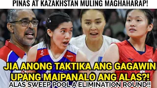 ALAS PILIPINAS BABAWI SA KAZAKHSTAN SA SEMIS!! DE BRITO MASAYA SA POOL A SWEEP ELIMINATION ROUND!!