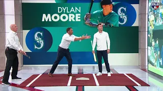 Dylan Moore Stops by MLB Network to Talk His Hot Start, the Mariners Season
