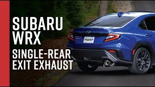 2022+ SUBARU WRX // MBRP 3" Cat-Back, Single Rear Exit Exhaust