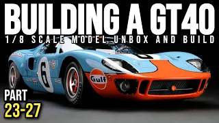 Building the DeAgostini Ford GT40 1/8 scale model | Stage 23 - 27 | Unboxing & Assembly Guide