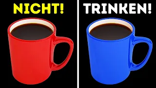 Warum du keinen Kaffee aus einer roten Tasse trinken solltest