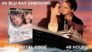 Titanic 4K Blu Ray Unboxing Free Digital Code 48 Hours!!!