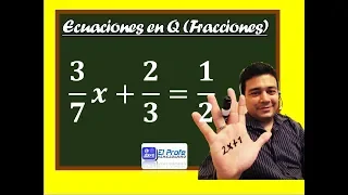 Como Despejar Ecuaciones en Q (Fracciones) Ejemplo y Ejercicio