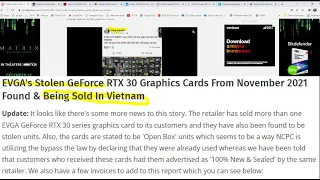 Binh Dang | Tổ chức Việt Cộng nào đứng đằng sau Vụ "EVGA Graphic Card Stolen in California"?